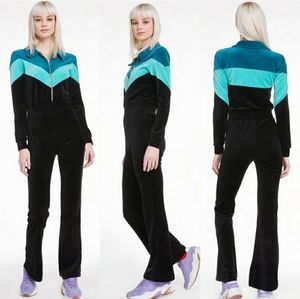 NWT *WILDFOX*KENNA Velour Zip Up Jumpsuit*M 8 10